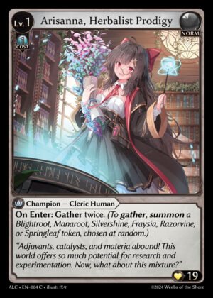 GATCG EN - ALC-004 Arisanna, Herbalist Prodigy C
