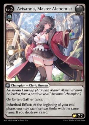 GATCG EN - ALC-005 Arisanna, Master Alchemist C