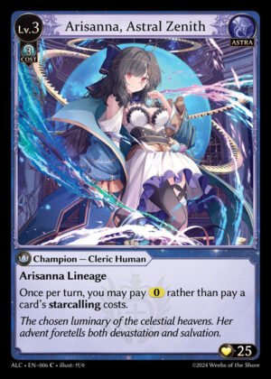 GATCG EN - ALC-006 Arisanna, Astral Zenith C