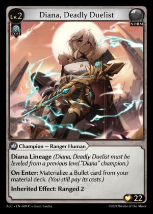 GATCG EN - ALC-009 Diana, Deadly Duelist C