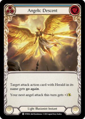 FAB TCG - DTD034 Angelic Descent (Blue) C