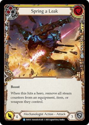FAB TCG - EVO151 Spring a Leak (Yellow) R