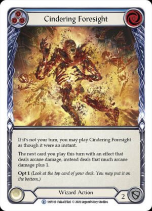 FAB TCG - 1HP319 Cindering Foresight (Blue) R