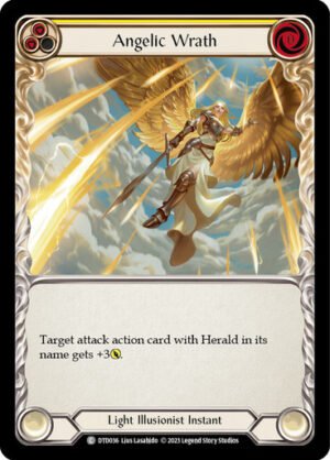 FAB TCG - DTD036 Angelic Wrath (Yellow) C