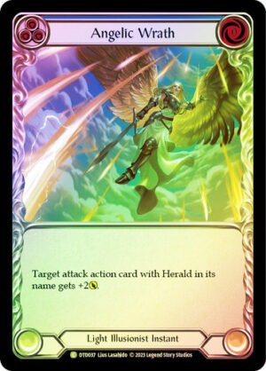 FAB TCG - DTD037 Angelic Wrath (Blue) CRF