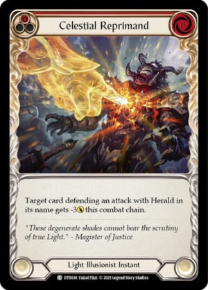 FAB TCG - DTD038 Celestial Reprimand (Red) C