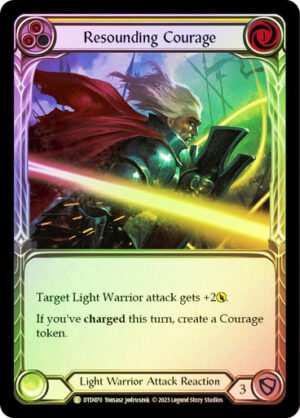FAB TCG - DTD070 Resounding Courage (Yellow) CRF
