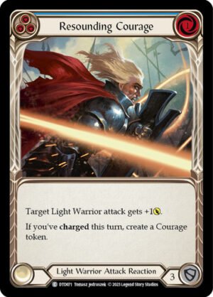 FAB TCG - DTD071 Resounding Courage (Blue) C