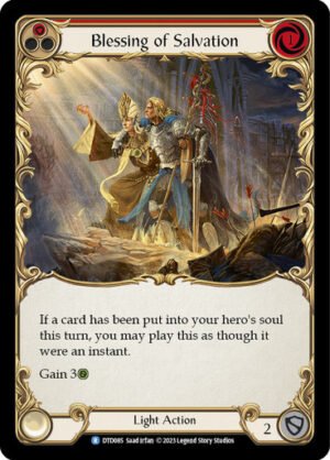 FAB TCG - DTD085 Blessing of Salvation (Red) R