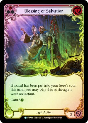 FAB TCG - DTD085 Blessing of Salvation (Red) RRF