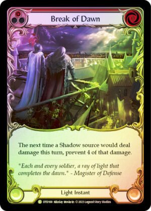 FAB TCG - DTD100 Break of Dawn (Red) CRF