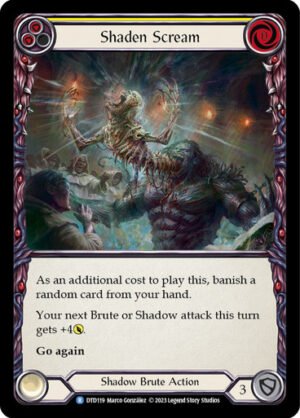 FAB TCG - DTD119 Shaden Scream (Yellow) R