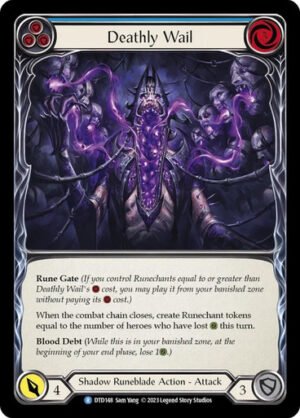 FAB TCG - DTD148 Deathly Wail (Blue) R