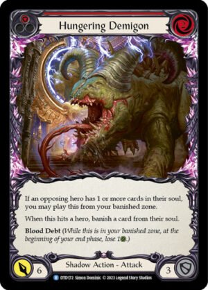 FAB TCG - DTD172 Hungering Demigon (Red) R