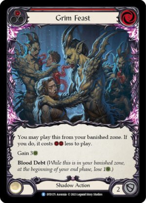 FAB TCG - DTD175 Grim Feast (Red) R