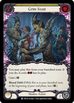 FAB TCG - DTD176 Grim Feast (Yellow) R