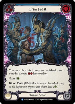 FAB TCG - DTD177 Grim Feast (Blue) R