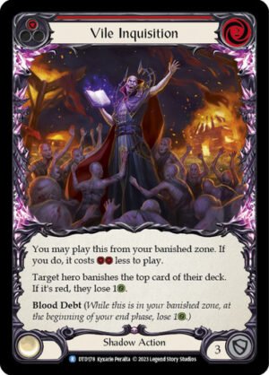 FAB TCG - DTD178 Vile Inquisition (Red) R