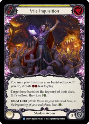 FAB TCG - DTD179 Vile Inquisition (Yellow) R