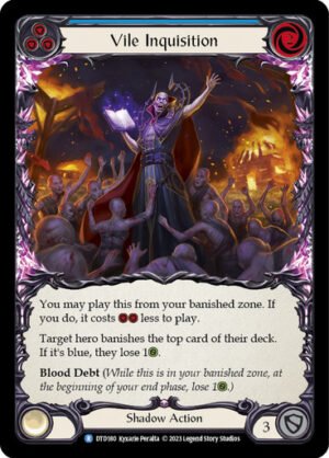 FAB TCG - DTD180 Vile Inquisition (Blue) R