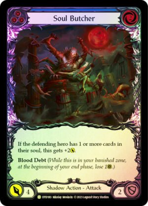 FAB TCG - DTD183 Soul Butcher (Blue) CRF