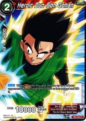 DBS TCG - TB2-003	Heroic Duo Son Gohan C