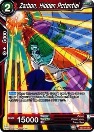 DBS TCG - TB3-013	Zarbon, Hidden Potential C