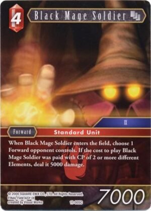FF TCG - Opus XI Collection: Soldier's Return - 11-005 C Black Mage Soldier