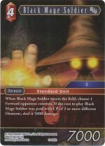FF TCG - Opus XI Collection: Soldier's Return - 005 C Black Mage Soldier (Foil)
