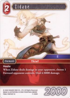 FF TCG - Opus XI Collection: Soldier's Return - 11-008 H Zidane