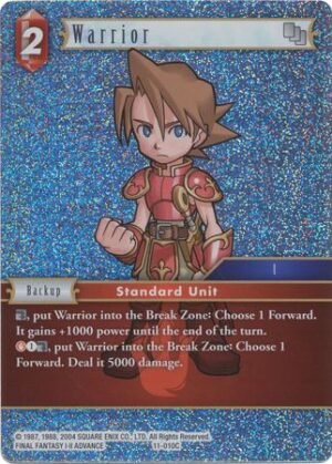 FF TCG - Opus XI Collection: Soldier's Return - 11-010 C Warrior (Foil)