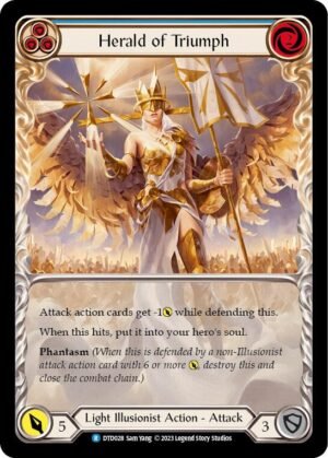 FAB TCG - DTD028 Herald of Triumph (Blue) R