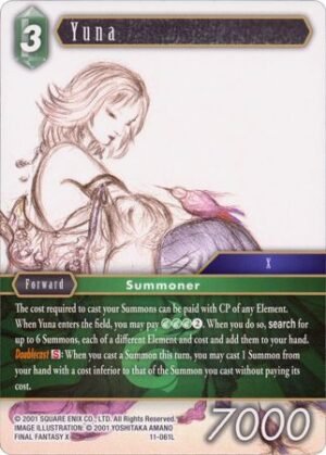 FF TCG - Opus XI Collection: Soldier's Return - 11-061 L Yuna