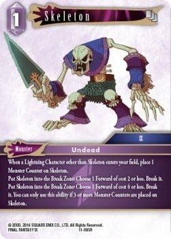 FF TCG - Opus XI Collection: Soldier's Return - 11-095 R Skeleton