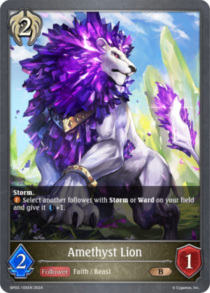 SVE BP-03 - BP03-105EN Amethyst Lion