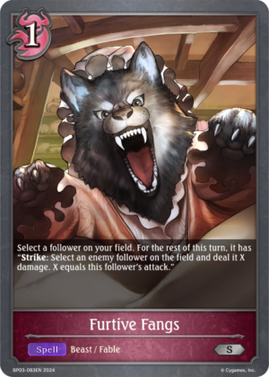 SVE BP-03 - BP03-083EN Furtive Fangs
