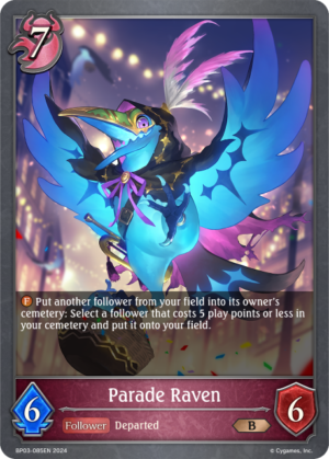 SVE BP-03 - BP03-085EN Parade Raven