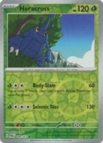 Pokemon TCG - Scarlet & Violet: Twilight Masquerade - 008/167 Reverse Holo Uncommon - Heracross