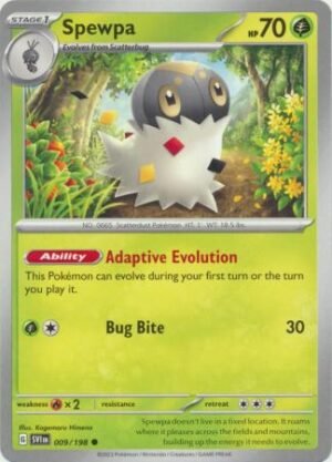 Pokemon TCG - Scarlet & Violet - 009/198 Common - Spewpa