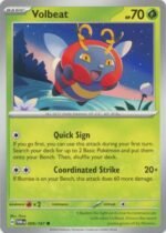 Pokemon TCG - Scarlet & Violet: Twilight Masquerade - 009/167 Common - Volbeat
