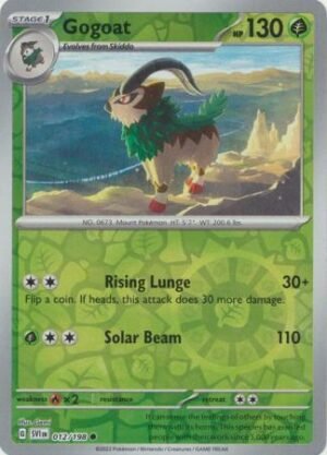 Pokemon TCG - Scarlet & Violet - 012/198 Common Reverse Holo- Gogoat