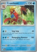 Pokemon TCG - Scarlet & Violet: Twilight Masquerade - 048/167 Common - Crawdaunt