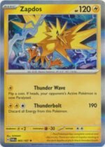 Pokemon TCG - Scarlet & Violet: Twilight Masquerade - 065/167 Holo Rare - Zapdos