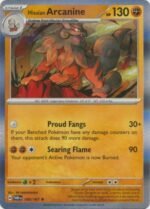 Pokemon TCG - Scarlet & Violet: Twilight Masquerade - 100/167 Holo Rare - Hisuian Arcanine