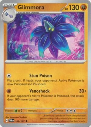 Pokemon TCG - Scarlet & Violet: Twilight Masquerade - 109/167 Uncommon - Glimmora