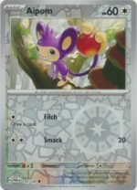 Pokemon TCG - Scarlet & Violet - 145/182 Common Reverse Holo - Aipom