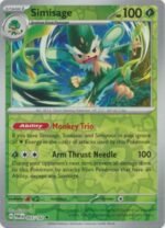 Pokemon TCG - Scarlet & Violet: Paradox Rift - 005/182 Uncommon Reverse Holo - Simisage