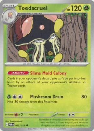 Pokemon TCG - Scarlet & Violet: Paradox Rift - 017/182 Uncommon - Toedscruel