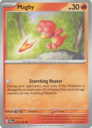Pokemon TCG - Scarlet & Violet: Paradox Rift - 019/182 Common - Magby