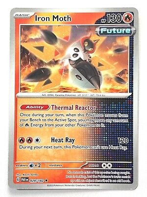 Pokemon TCG - Scarlet & Violet: Paradox Rift - 028/182 Non Holo Rare - Iron Moth
